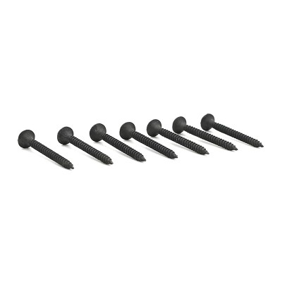 black collected drywall screw for building