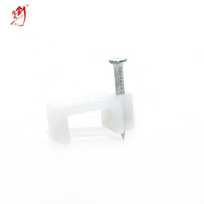 full size wall cable clip nail for fasten telephone wire