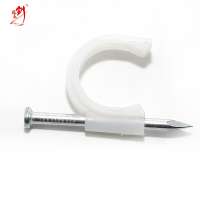 circle concrete cable clips cable nail clip