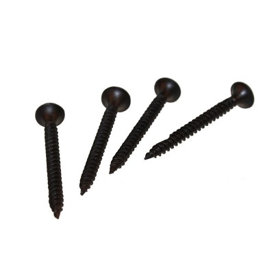 black wood construction drywall screws